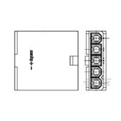 TE Connectivity 1586025-4 1 St. Bag