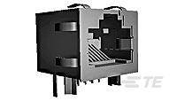 TE Connectivity TE AMP MODULAR JACKS - INVERTED AND LEDS MODULAR JACKS - INVERTED AND LEDS 406541-4 1 St.