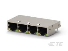 TE Connectivity TE AMP High Performance Mod Jacks High Performance Mod Jacks 1888251-4 1 St.