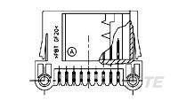 TE CONNECTIVITY MQS - HeadersMQS - Headers 185683-1 AMP