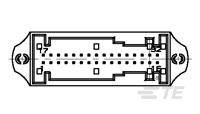 TE CONNECTIVITY MQS - HeadersMQS - Headers 953004-1 AMP