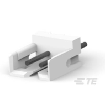 Ein weißes mechanisches Bauteil mit schwarzen Stäben. Es scheint ein Teil eines technischen Geräts oder Systems zu sein.