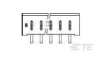 TE CONNECTIVITY PC Power ConnectorsPC Power Connectors 6-6447143-2 AMP