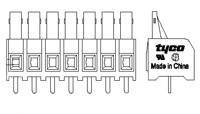 TE CONNECTIVITY Eurostyle Terminal BlocksEurostyle Terminal Blocks 1-1437671-5 AMP