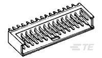 TE CONNECTIVITY Stiftleiste (Standard) AMPMODU MOD II Polzahl Gesamt 18 280509-1 Rastermaß: 2.54 m