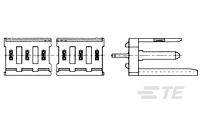 TE CONNECTIVITY Stiftleiste (Standard) AMPMODU MOD I Polzahl Gesamt 4 280610-2 Rastermaß: 3.96 mm