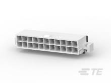 TE CONNECTIVITY Stiftleiste (Standard) VAL-U-LOK Polzahl Gesamt 22 2-1586043-2 Rastermaß: 4.20 mm