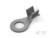Metallischer Ring mit zwei gegenüberliegenden, abgewinkelten Flächen. Verwendet zur Befestigung von Objekten oder im Bauwesen.