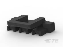 Ein 3D-Blockmodell aus schwarzen Bauteilen auf weißem Hintergrund.