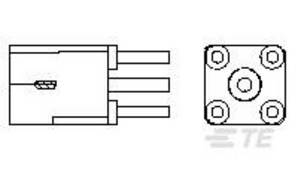 TE Connectivity TE AMP RF Coax Connectors 1757644-1    1 St. Package