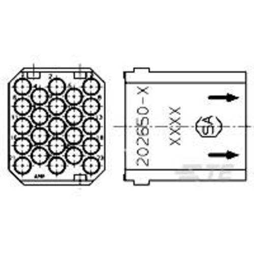 Thumbnail - G Series Products TE AMP G Series Products 202650-4 TE Connectivity Inhalt: 1 St.