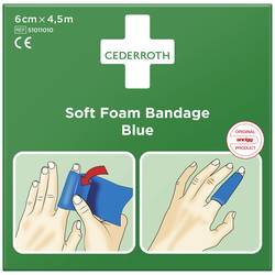 Image of CEDERROTH 1009710 Bandage Blau 4.5 m x 6 cm 4.5 m x 60 mm