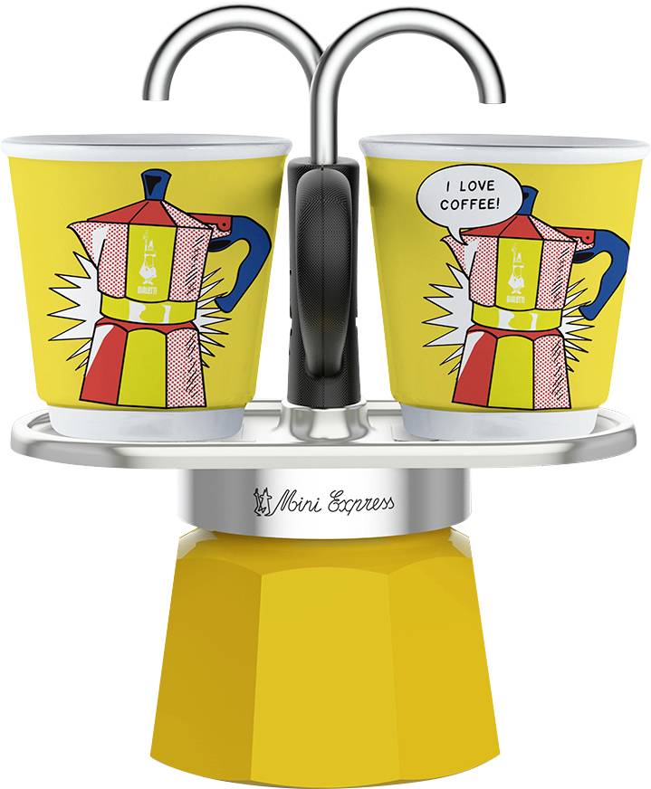 Bialetti Bialetti MINI EXPRESS Set Lichtenstein Espressokocher