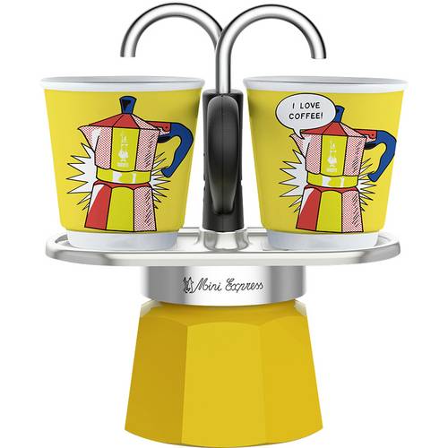Bialetti Bialetti MINI EXPRESS Set Lichtenstein Espressokocher