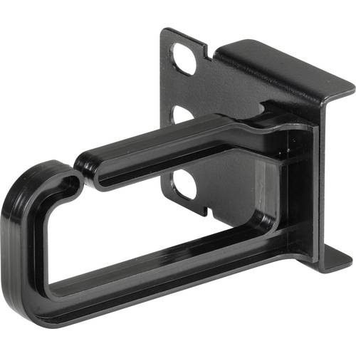 Thumbnail - Renkforce RF-4870824 19 Zoll Kabelhalter 360° drehbare Kabelführungsbügel Geeignet für Schranktiefe: 200 mm Schwarz