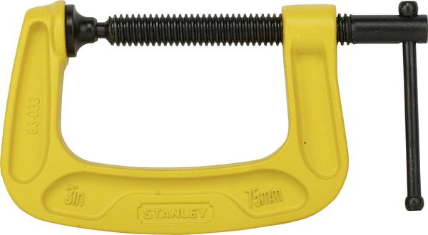 STANLEY 0-83-033 Spannzwinge Spann-Weite (max.):75 mm  Ausladungs-Maße:57 mm