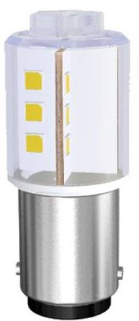SIGNAL CONSTRUCT LED-Lampe BA15D 230 V DC/AC