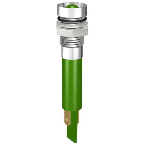 Thumbnail - Signal Construct SWZU08728CRA LED-Signalleuchte Grün 230 V/AC, 130 V/DC Tray