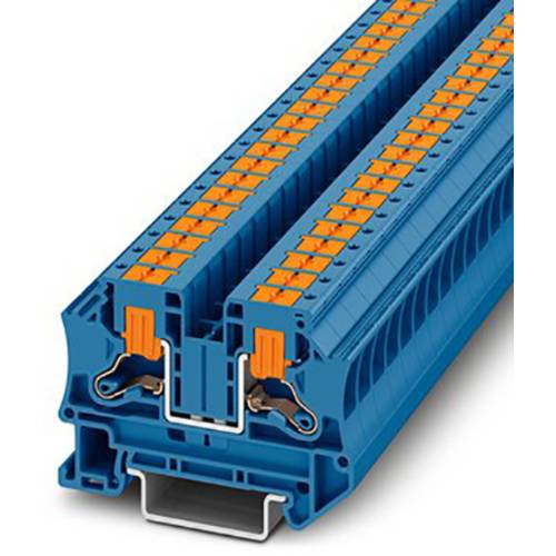 Thumbnail - Phoenix Contact 1116735 Durchgangsreihenklemme 8.2 mm Push-In-Klemme Blau 50 St.