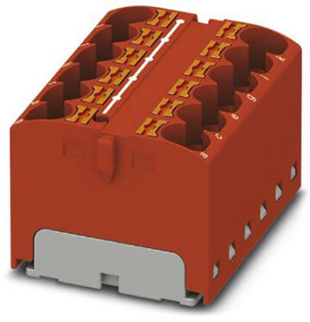 PHOENIX CONTACT PTFIX 12X4 RD 3273816 Verteilerblock 0.2 mm² 6 mm² Rot 8 St.