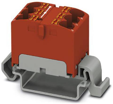 PHOENIX CONTACT PTFIX 6X4-NS35A RD 3273662 Verteilerblock 0.2 mm² 6 mm² Rot 10 St.