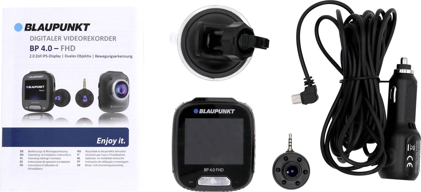 Blaupunkt BP 4.0 Dashcam Blickwinkel horizontal max. 140° Akku Mikrofon Innenraumkamera-5