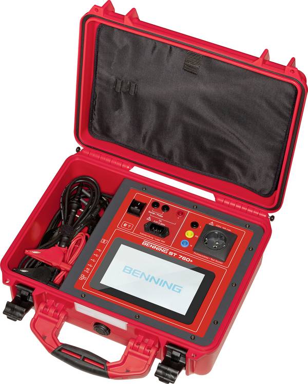 Benning ISO BENNING ST 760+ Gerätetester kalibriert (ISO) VDE-Norm 0701-0702, 0751, 0544