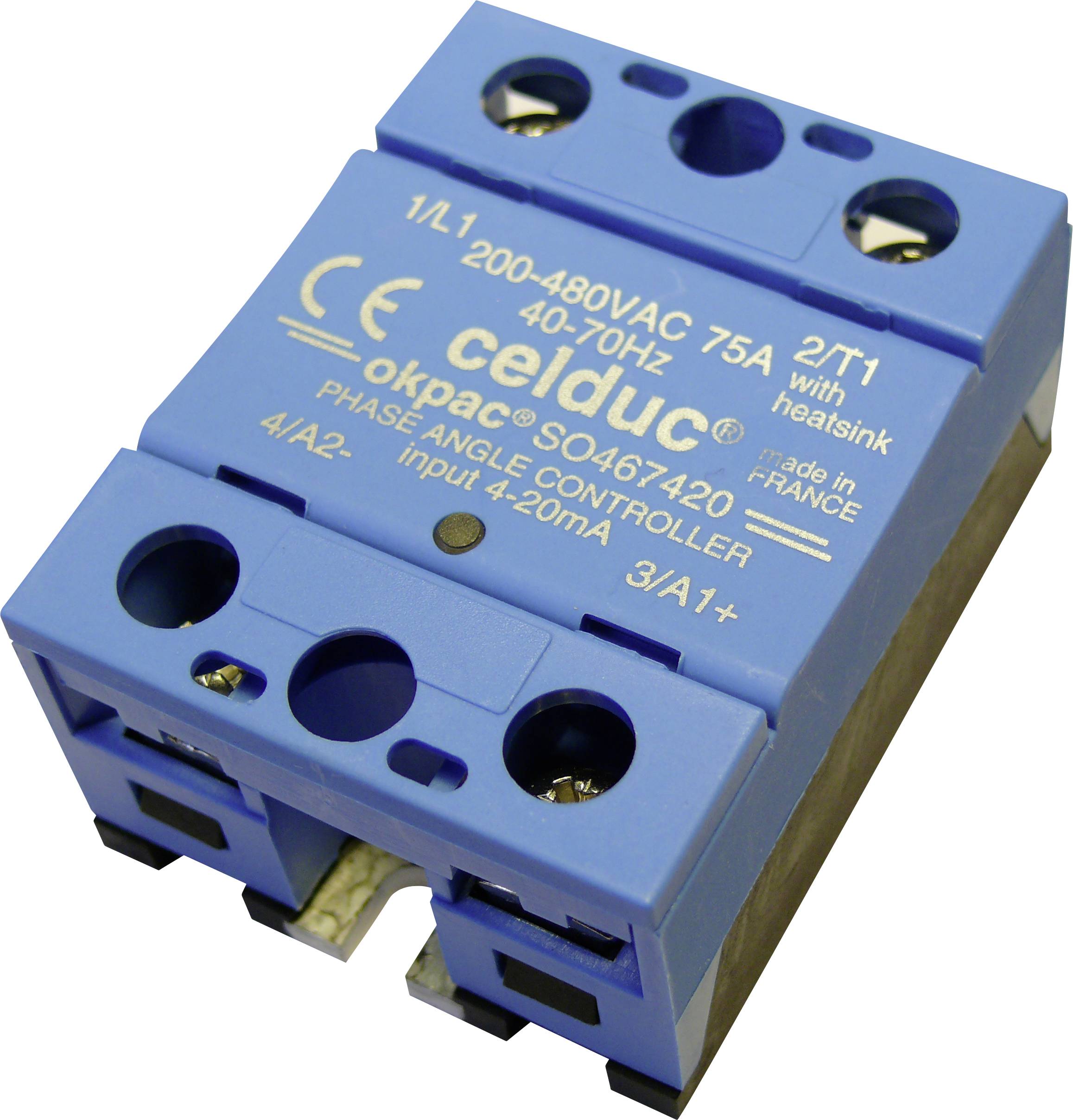 CELDUC ® relais Halbleiterrelais SO465420 50 A Schaltspannung (max.): 480 V/AC, 480 V/DC 2 St.