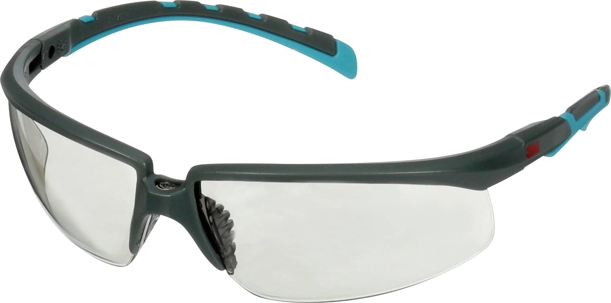 3M S2007SGAF-BGR Schutzbrille mit Antibeschlag-Schutz winkelverstellbar Türkis Grau (S2007SGAF-BGR)