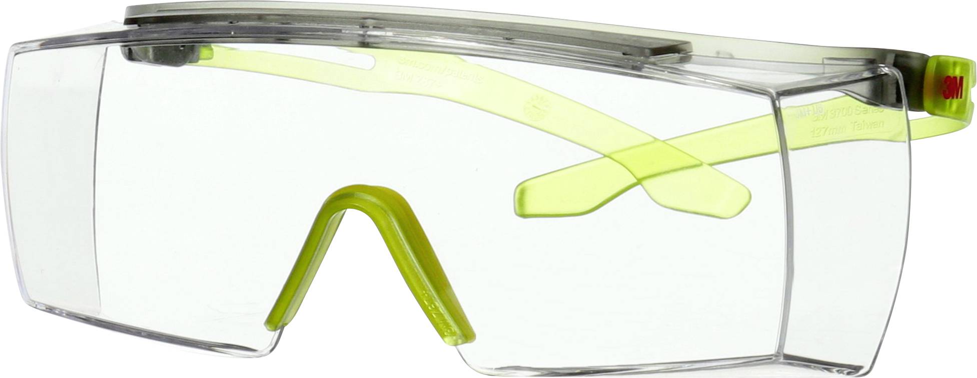 3M SF3701SGAF-GRN Überbrille mit Antibeschlag-Schutz Lindgrün DIN EN 166, DIN EN 170, DIN EN 172 (SF