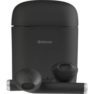 Denver TWE-46   In Ear Kopfhörer Bluetooth®  Schwarz  