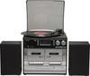 Denver MRD-166 Stereoanlage DAB+, Plattenspieler, SD, UKW, USB, Aufnahmefunktion 2 x 2 W Schwarz