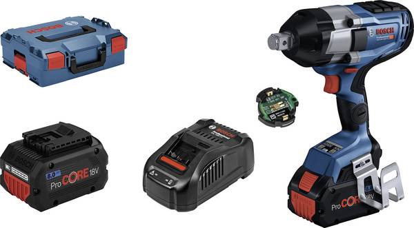 Bosch Professional GDS 18V-1050 HC 06019J8202 Akku-Drehschlagschrauber 1050 Nm  18 V Anzahl mitgelieferte Akkus 2 8.0 Ah Li-Ion bürstenlos, inkl. 2. Akku, inkl. Ladegerät, inkl. Koffer