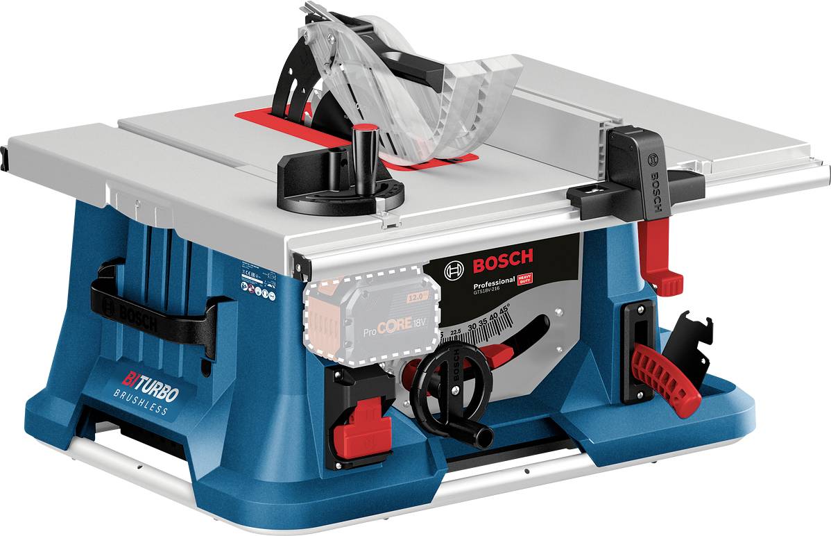Bosch Professional GTS 18V-216 Batteridriven bordscirkelsåg 216 mm 30 mm 18 V