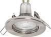 LEDVANCE SET X3 RECESS DOWNLIGHT GU10 LED-Bad-Einbauleuchte 4.5 W IP20 Nickel
