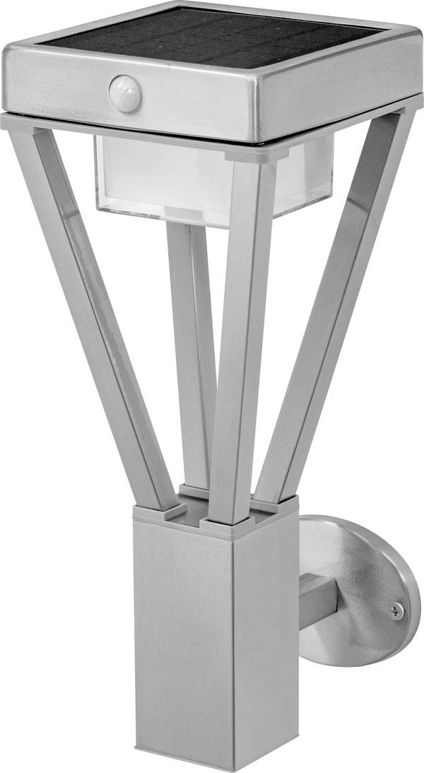 LEDVANCE 4058075564503 ENDURA STYLE SOLAR BOUQUET Solar-Außenwandleuchte mit Bewegungsmelder    LED LED fest eingebaut 6 W Stahl