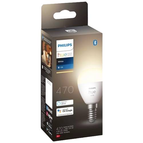 Thumbnail - Philips Hue LED-Leuchtmittel 871951435669600 EEK: G (A - G) Hue White Luster Einzelpack 470lm E14 5.7 W Warmweiß