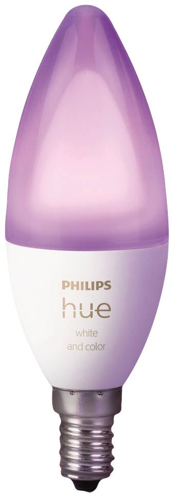 Philips Hue Bluetooth White & Color Ambiance LED E14 5,3W 470lm Einerpack-1