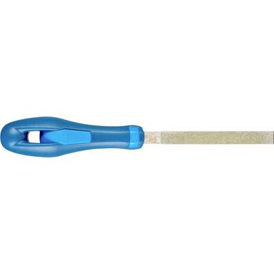 Blauer Griffschleifer mit rechteckiger Schleiffläche.