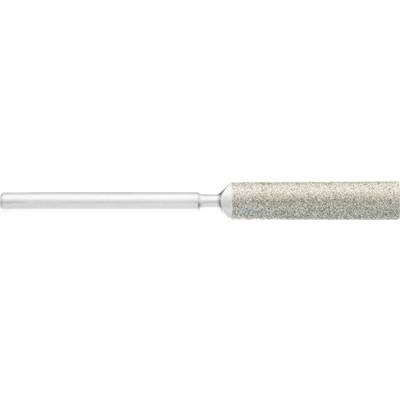 Zylindrische Schleifrolle mit Metallgriff, verwendet zum Glätten oder Schärfen von Materialien.