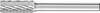 PFERD TOOLS 21000003 Frässtift Zylinder Länge 60 mm Produktabmessung, Ø 8 mm Arbeits-Länge 20 mm Schaftdurchmesser 6 mm