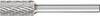 PFERD TOOLS 21000015 Frässtift Zylinder Länge 60 mm Produktabmessung, Ø 10 mm Arbeits-Länge 20 mm Schaftdurchmesser 6 mm