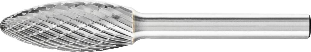 PFERD TOOLS 21000026 Frässtift Flamme Länge 70 mm Produktabmessung, Ø 12 mm Arbeits-Länge 30 mm Schaftdurchmesser 6 mm