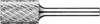 PFERD TOOLS 21001004 Frässtift Länge 65 mm Produktabmessung, Ø 16 mm Arbeits-Länge 25 mm Schaftdurchmesser 6 mm