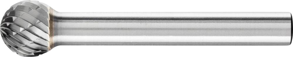 PFERD TOOLS 21112726 Frässtift Kugel Länge 49 mm Produktabmessung, Ø 10 mm Arbeits-Länge 9 mm Schaftdurchmesser 6 mm