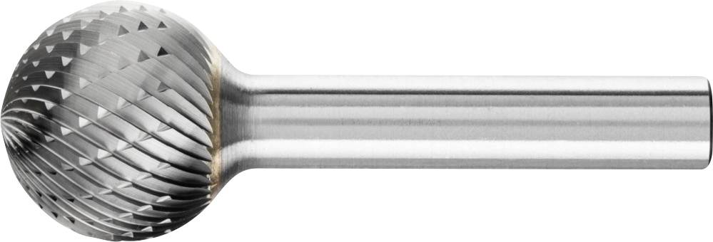 PFERD 21113028 Frässtift Kugel Länge 58 mm Produktabmessung, Ø 20 mm Arbeits-Länge 18 mm Schaft