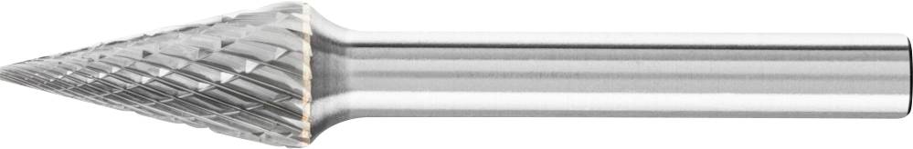 PFERD 21115126 Frässtift Kegel Länge 60 mm Produktabmessung, Ø 10 mm Arbeits-Länge 20 mm Schaft