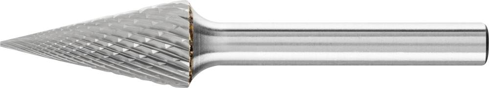 PFERD 21115246 Frässtift Kegel Länge 65 mm Produktabmessung, Ø 12 mm Arbeits-Länge 25 mm Schaft