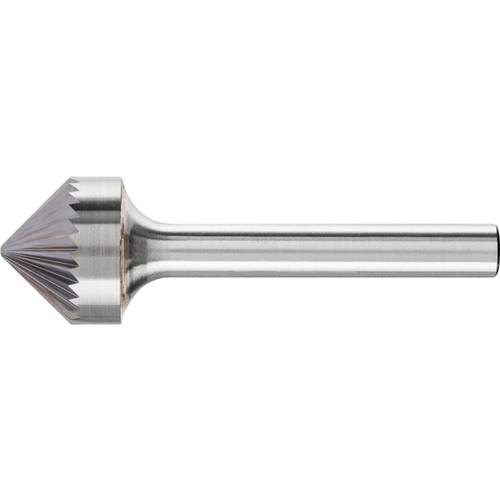 PFERD TOOLS 21115436 Frässtift Kegel Länge 53 mm Produktabmessung, Ø 16 mm Arbeits-Länge 8 mm Schaftdurchmesser 6 mm