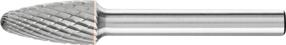 PFERD 21117746 Frässtift Rundbogen Länge 60 mm Produktabmessung, Ø 10 mm Arbeits-Länge 20 mm Sc